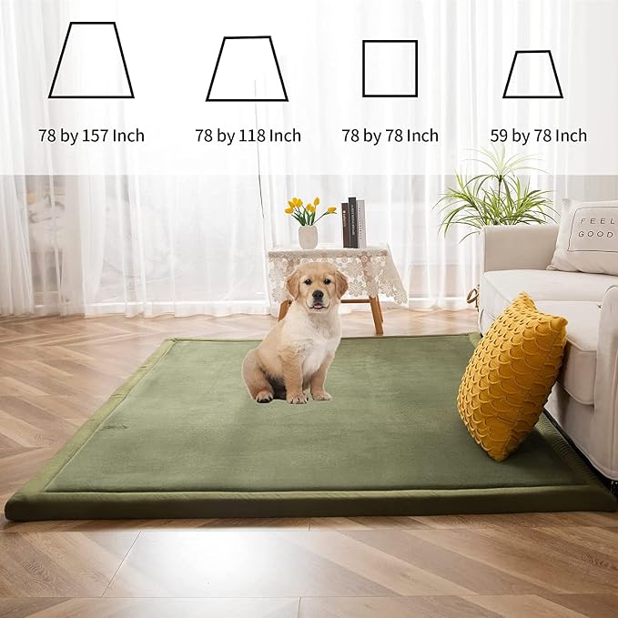 MAXYOYO Play Mat, 1.2" Thick Memory Foam Soft Padded Carpet - Image 7