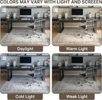 36"x60" Office Chair Mat for Hardwood Tile Floor, Under Desk Carpet Protector - Image 6
