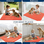 OLANLY Dog Door Mat for Muddy Paws 70x24, Ultra Absorbent Chenille Mud Doormat - Image 8