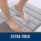OLANLY Memory Foam Long Bathroom Rugs Runner 70x24, Super Soft Absorbent Bath - Image 6