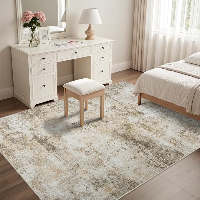 9x12 Area Rugs Living Room Rugs: Large Washable Rug - Image 4