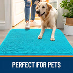 OLANLY Dog Door Mat for Muddy Paws 70x35, Absorbs Moisture and Dirt, Absorbent - Image 6