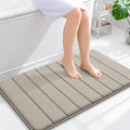 OLANLY Memory Foam Bath Mat 35x24, Super Soft Absorbent Bathroom Rugs, Quick Dry by OLANLY