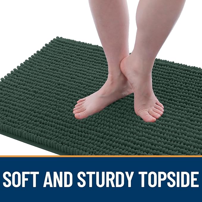 OLANLY Dog Door Mat for Muddy Paws 59x24, Ultra Absorbent Chenille Mud Doormat - Image 3