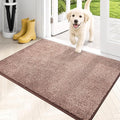 PURRUGS Dirt Trapping Door Mat 24" x 35.5", Non-Slip Machine Washable Entryway by PURRUGS