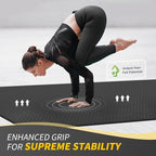 CAMBIVO Yoga Mat 72" x 48" Large Workout Mat - Image 9