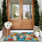 Floral Outdoor Rug - Image 3