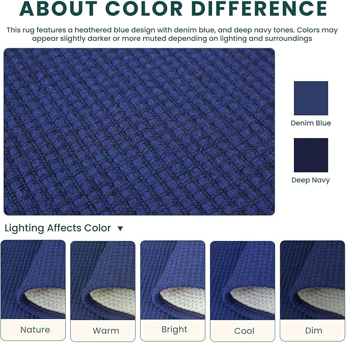 KOZYFLY Cotton 2.5'x12' Runners Rugs - Image 3