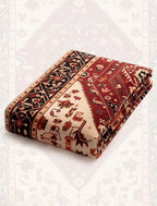SERISSA Boho Washable Runner Rug, 2x5 Rug Runner Non-Slip Vintage Red Black - Image 7