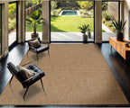 CAMILSON Easy Jute Rug 10x14, Large Indoor Outdoor Natural Color Farmhouse Area - Image 6