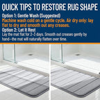OLANLY Memory Foam Bath Mat 35x16, Super Soft Absorbent Bathroom Rugs, Quick Dry - Image 3