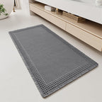 RESARE Waffle Bathroom Runner Rugs, Super Absorbent Bath Mat Non Slip Washable by Resare