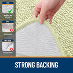 OLANLY Small Bathroom Rugs 24x16, Extra Soft Absorbent Chenille Bath Rugs - Image 7