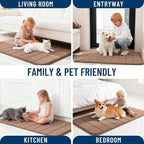 OLANLY Memory Foam Bath Mat 44x32, Super Soft Absorbent Bathroom Rugs, Quick Dry - Image 9