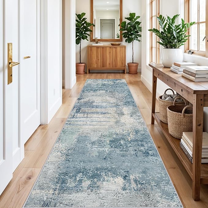 Washable 3x12 Hallway Runner Rug: Washable Non-Slip Carpet - Image 4