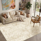 BESTSWEETIE Area Rug 6x9 Rug Machine Washable Non-Slip Low Pile Print Pattern by BESTSWEETIE