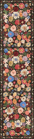 2'6" x 14' Runner Rug for Hallways Espresso, Non Slip Washable Rugs - Image 3