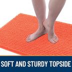 OLANLY Dog Door Mat for Muddy Paws 47x17, Ultra Absorbent Chenille Mud Doormat - Image 3