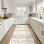 Nakagishi Runner Rug Kitchen Washable Rugs: 2x6 Non-Slip Boho Soft Modern Stain by NakagishiAreaRug