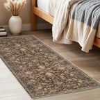 KILOCOCO Hallway Runner 2x5 Kitchen Runner Rug Printed Floral Non-Slip Washable - Image 3