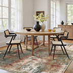 RELEANY Washable Area Rugs 8'x10' Non-Slip Modern Abstract Soft - Image 3