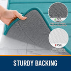 OLANLY Memory Foam Bath Mat 47x24, Super Soft Absorbent Bathroom Rugs, Quick Dry - Image 7