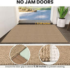 IOHOUZE Washable Exrea Long Hallway Runner Rug 2.6x18 Rubber Backed Kitchen - Image 3