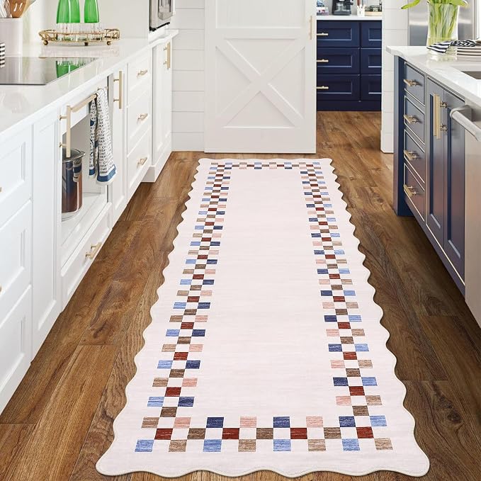 Rug Runners for Hallways 2x8 Washable Kitchen Runner Rug Non Slip Low Pile by GarveeHome