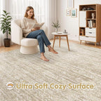 Washable Rug 6x9 Area Rugs: Modern Geometric Rugs - Image 9
