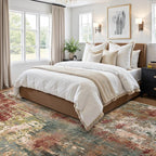 RELEANY Washable Area Rugs 8'x10' Non-Slip Modern Abstract Soft - Image 2