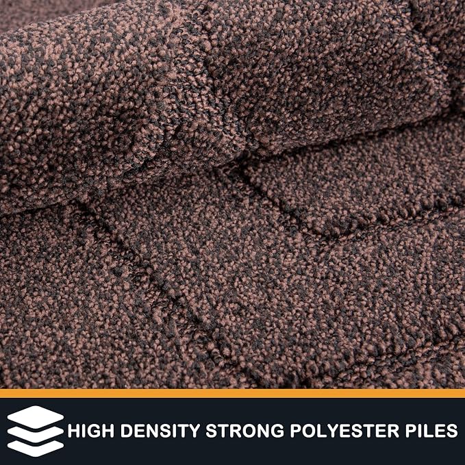 PURRUGS Easy Care Area Rug 6ft x 9ft, Non-Slip Machine Washable Entry Rug - Image 4