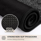 PURRUGS Dirt Trapping Door Mat 34" x 59", Non-Slip Machine Washable Entryway Rug - Image 5