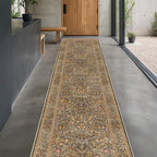 3x12 Extra Long Runner Rugs for Hallways, Vintage Washable Kitchen Floor Mats by HazoHaus