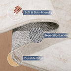Area Rugs 9x12 for Living Room, Non-Slip Backing Machine Washable Rugs - Image 4