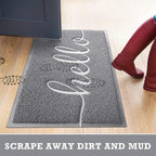 CozyBounty Door Mat Hello Mats Outdoor Indoor Non-Slip Doormat - Image 7