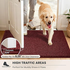 PURRUGS Easy Care Area Rug 4ft x 6ft, Non-Slip Machine Washable Entryway Rug - Image 6