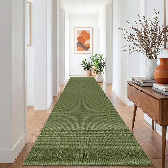 IOHOUZE Washable Exrea Long Hallway Runner Rug 3x16 Non Slip Rubber Backed - Image 8