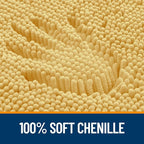 OLANLY Bathroom Runner Rugs 70x24, Extra Soft Absorbent Chenille Bath Rugs - Image 3