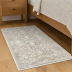KILOCOCO Small Area Rug 2x3 Entryway Rugs Printed Vintage Floral Washable Rug - Image 3