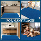 OLANLY Dog Door Mat for Muddy Paws 50x30, Absorbs Moisture and Dirt, Absorbent - Image 8