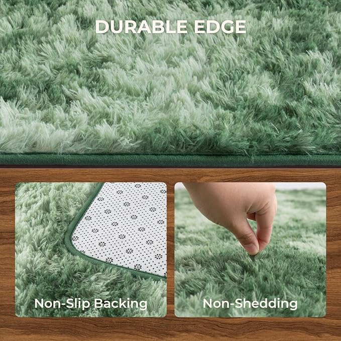 Litanika 6x9 Fluffy Shag Faux Fur Area Rug - Image 6