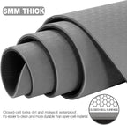 UMINEUX Large Yoga Mat for Men and Women 1/4 & 2/5 Inch Extra Thick TPE Fitness - Image 4