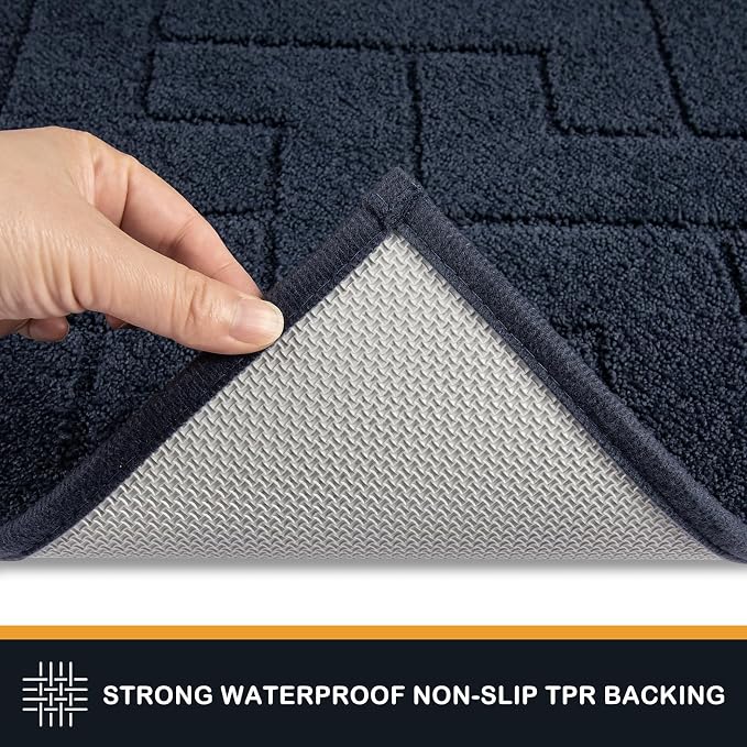 PURRUGS Dirt Trapping Door Mat 32" x 47", Non-Slip Machine Washable Entry Rug - Image 4