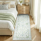 RELEANY Area Rugs Runner 2'x6' Washable Non-Slip, Floral Vintage Distress - Image 3