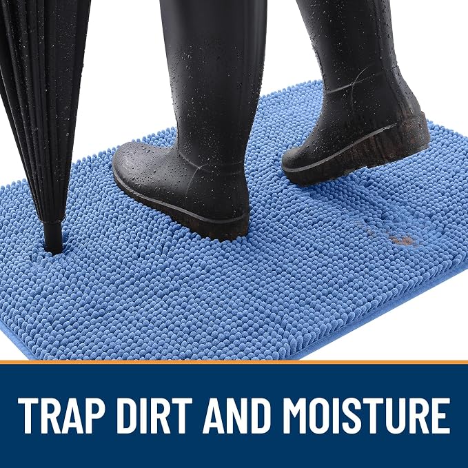 OLANLY Dog Door Mat for Muddy Paws 59x20, Absorbs Moisture and Dirt, Absorbent - Image 2