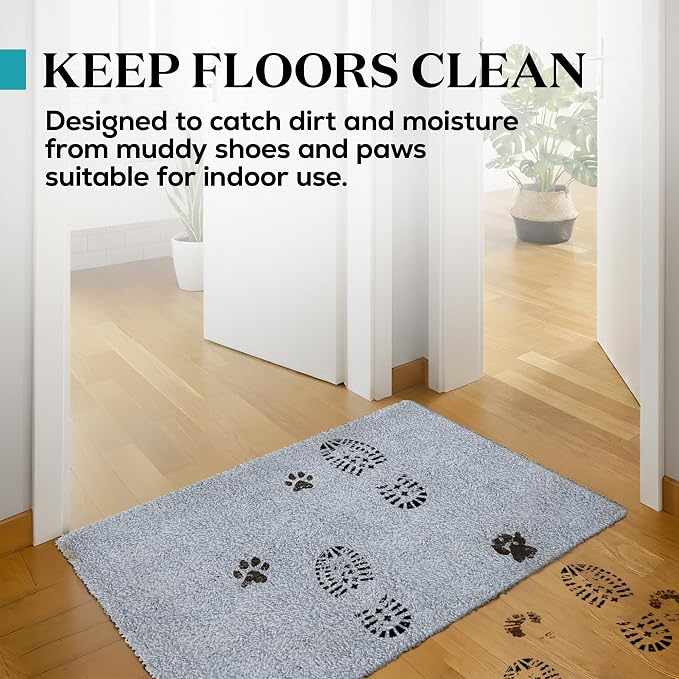 Premium Microfiber Indoor Door Mat – 36"x60" Washable Entry Mat, Waterproof - Image 3