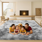 6x9 Rugs for Living Room, Rugs for Bedroom, Plush Fluffy Carpet, Non-Slip - Image 3