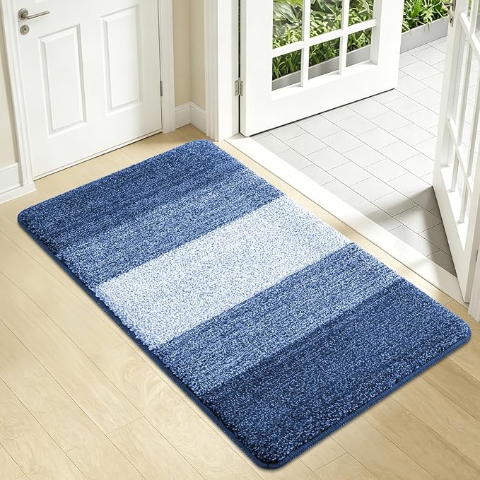 Kitinjoy Indoor Outdoor Door Mat, 34x21 Non-Slip Absorbent Dirt Trapper by Kitinjoy