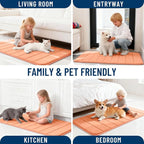 OLANLY Memory Foam Long Bathroom Rugs Runner 59x24, Super Soft Absorbent Bath - Image 9