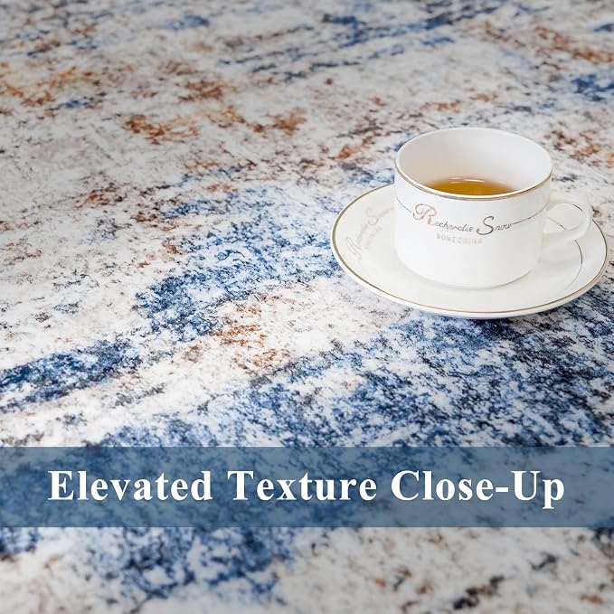 4x4 Square Entryway Rug Washable – Non-Slip Small Area Rug - Image 8